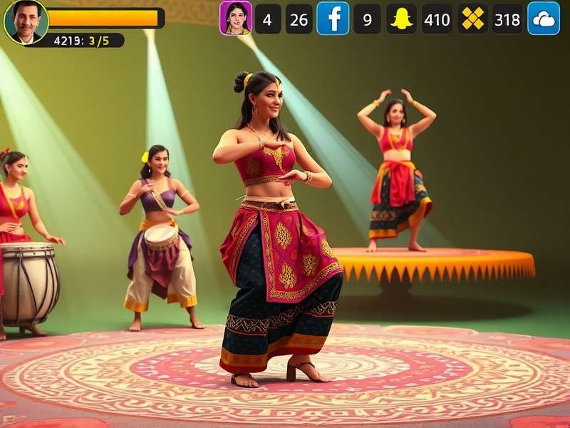Dhol Dance Fiesta gameplay screenshot